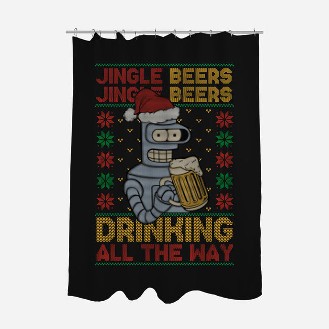 Jingle Beers-None-Polyester-Shower Curtain-Melonseta