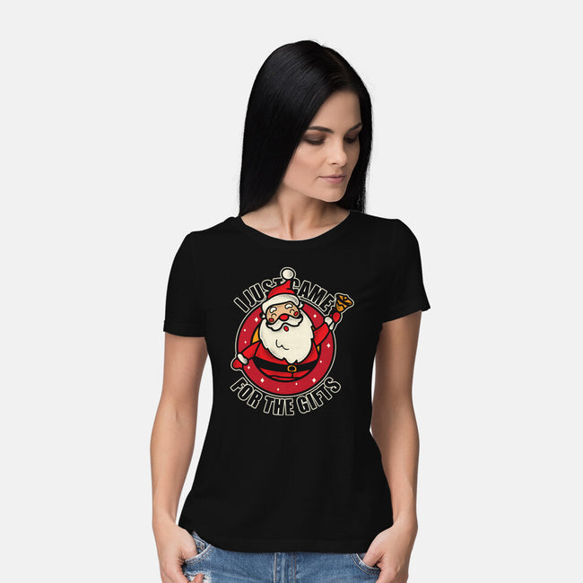 I Just Came For The Gifts-Womens-Basic-Tee-turborat14