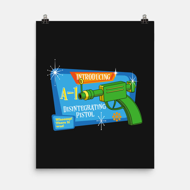 Disintegrating Pistol-None-Matte-Poster-DrMonekers