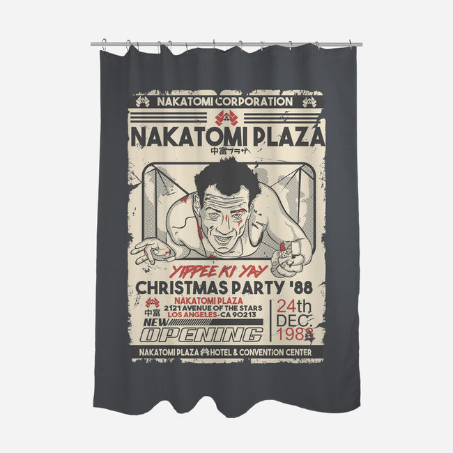 Yippee Ki Yay Christmas Party-None-Polyester-Shower Curtain-CarloJ1956