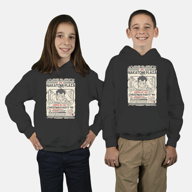 Yippee Ki Yay Christmas Party-Youth-Pullover-Sweatshirt-CarloJ1956