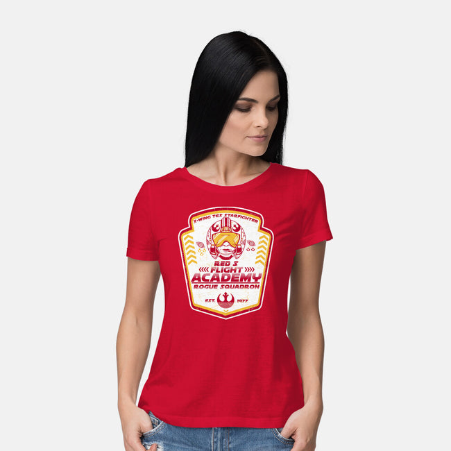 T65 Flight Academy-Womens-Basic-Tee-CarloJ1956