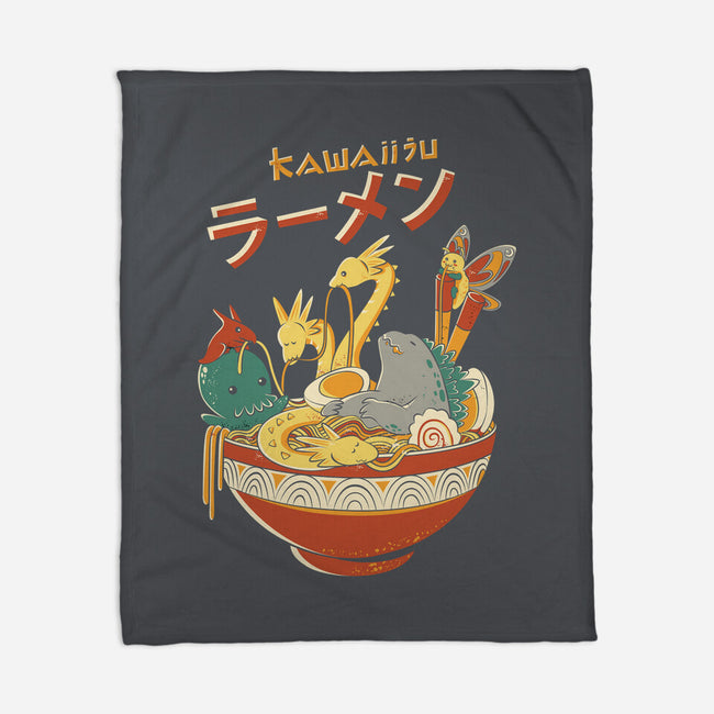 Kawaiiju Ramen-None-Fleece-Blanket-anarist