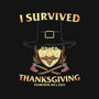 Thanksgiving Survivor-Womens-V-Neck-Tee-goodidearyan