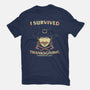 Thanksgiving Survivor-Womens-Basic-Tee-goodidearyan