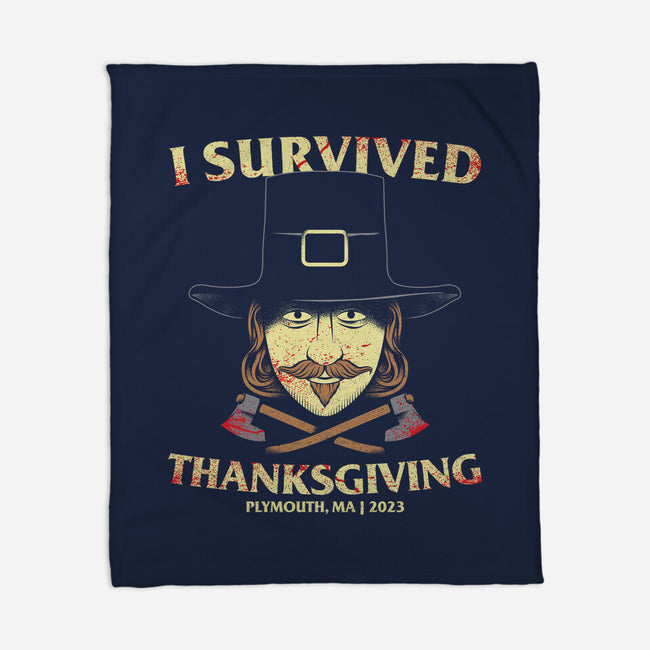 Thanksgiving Survivor-None-Fleece-Blanket-goodidearyan