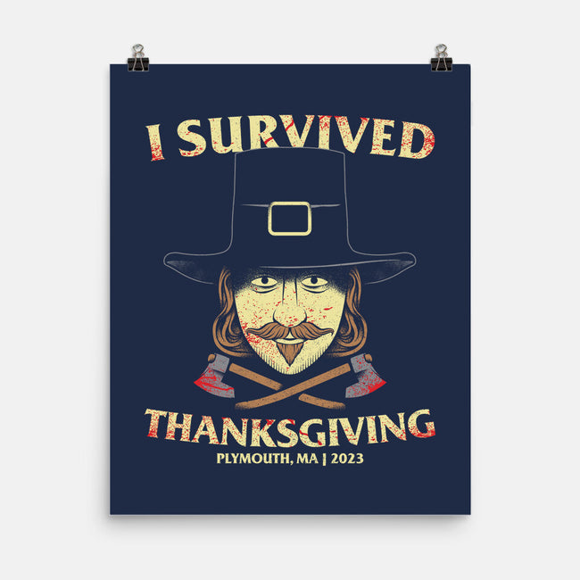 Thanksgiving Survivor-None-Matte-Poster-goodidearyan