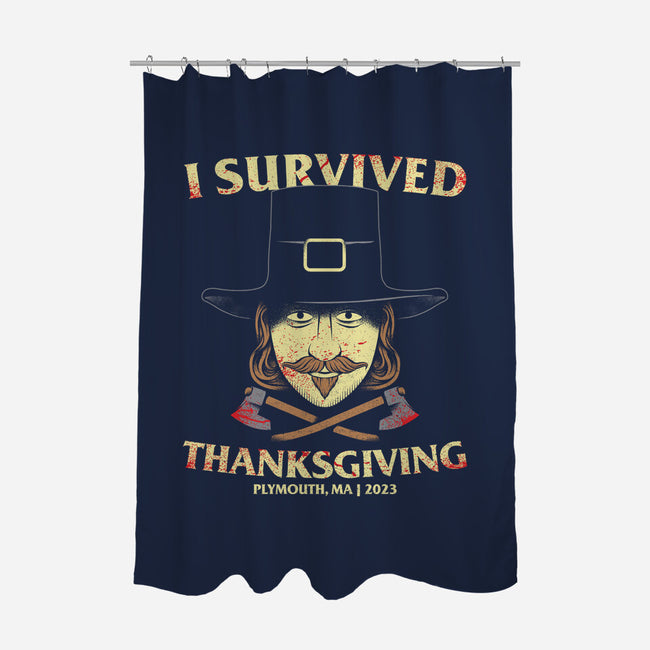 Thanksgiving Survivor-None-Polyester-Shower Curtain-goodidearyan