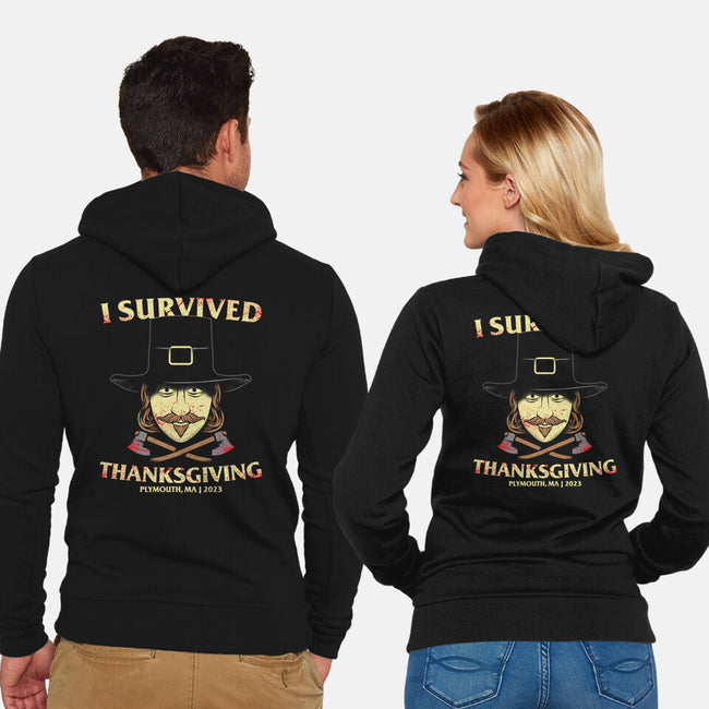 Thanksgiving Survivor-Unisex-Zip-Up-Sweatshirt-goodidearyan