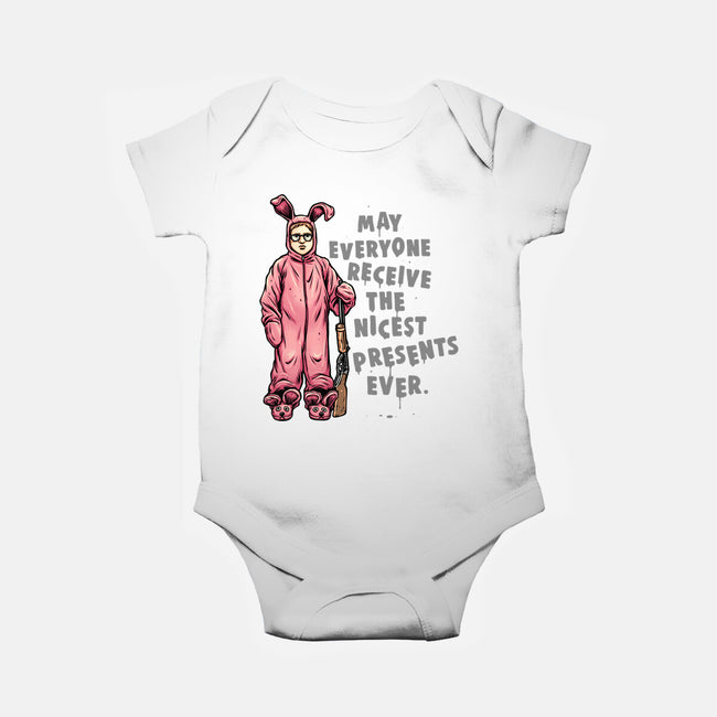 Deranged Bunny-Baby-Basic-Onesie-glitchygorilla