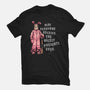 Deranged Bunny-Womens-Fitted-Tee-glitchygorilla