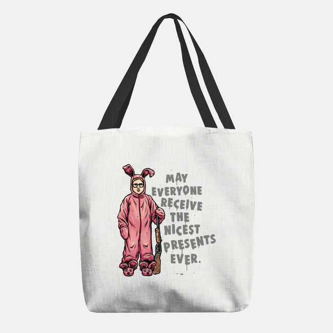 Deranged Bunny-None-Basic Tote-Bag-glitchygorilla