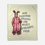 Deranged Bunny-None-Fleece-Blanket-glitchygorilla