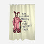 Deranged Bunny-None-Polyester-Shower Curtain-glitchygorilla