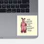 Deranged Bunny-None-Glossy-Sticker-glitchygorilla