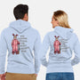 Deranged Bunny-Unisex-Zip-Up-Sweatshirt-glitchygorilla