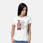 Deranged Bunny-Womens-Basic-Tee-glitchygorilla