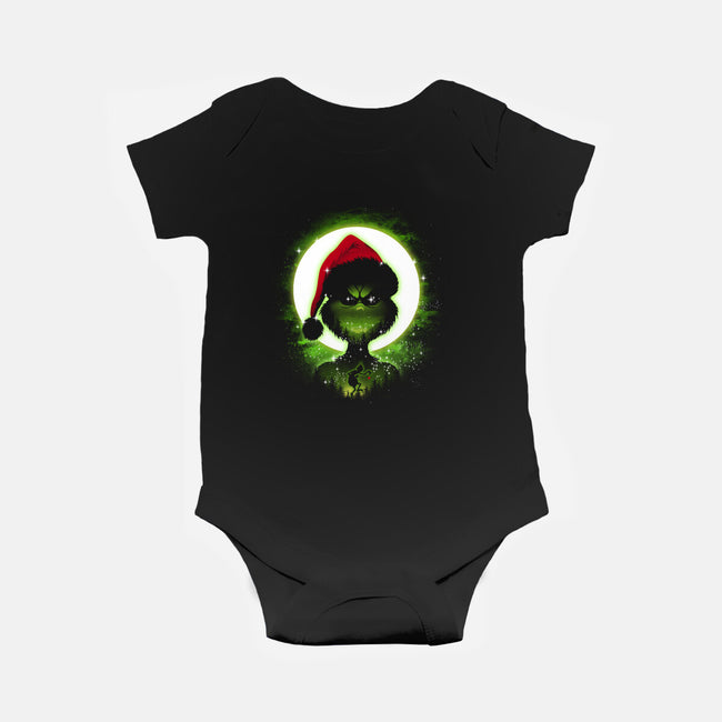 Stolen Christmas-Baby-Basic-Onesie-dandingeroz