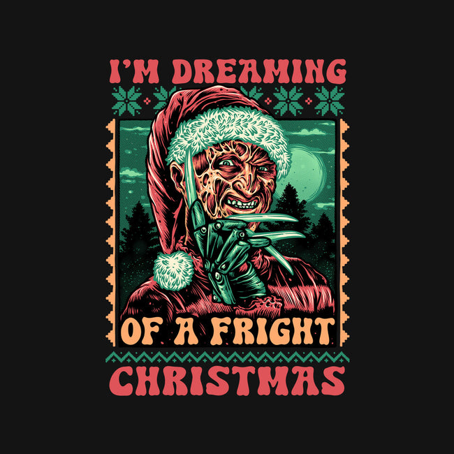 Fright Christmas-Womens-Off Shoulder-Sweatshirt-glitchygorilla