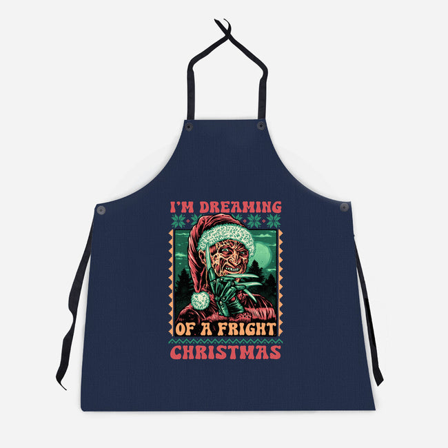 Fright Christmas-Unisex-Kitchen-Apron-glitchygorilla