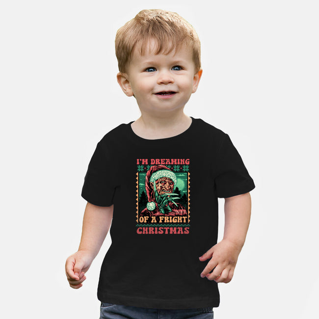 Fright Christmas-Baby-Basic-Tee-glitchygorilla