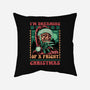 Fright Christmas-None-Removable Cover w Insert-Throw Pillow-glitchygorilla