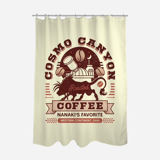 Cosmo Canyon Coffee-None-Polyester-Shower Curtain-LAGELANTEE