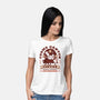 Cosmo Canyon Coffee-Womens-Basic-Tee-LAGELANTEE