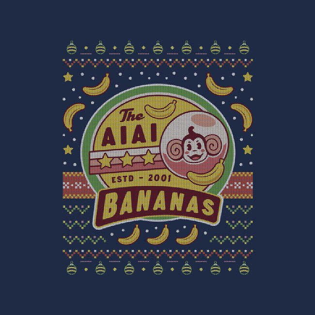 Aiai Bananas Ugly Sweater-Mens-Long Sleeved-Tee-LAGELANTEE