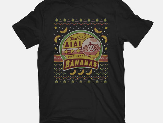 Aiai Bananas Ugly Sweater