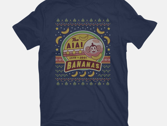 Aiai Bananas Ugly Sweater