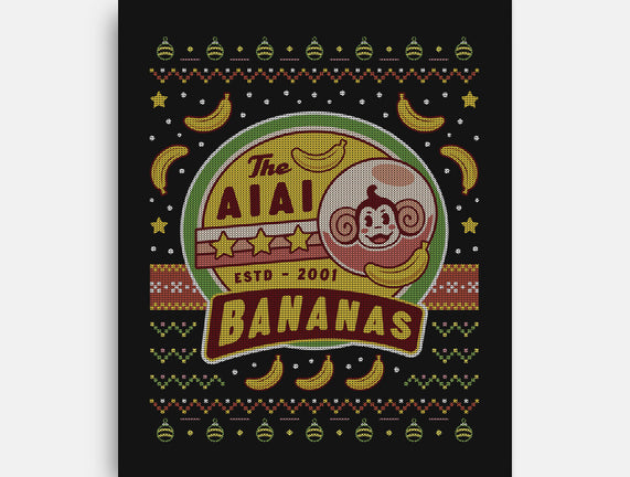 Aiai Bananas Ugly Sweater