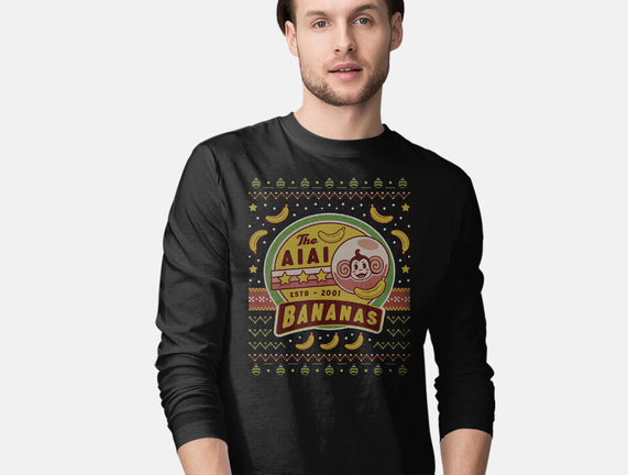 Aiai Bananas Ugly Sweater