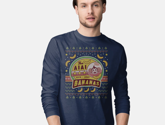 Aiai Bananas Ugly Sweater