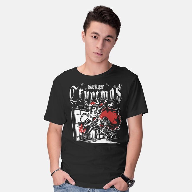 Merry Cryptmas Krampus-Mens-Basic-Tee-estudiofitas