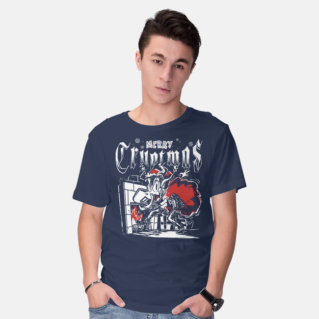 Merry Cryptmas Krampus-Mens-Basic-Tee-estudiofitas