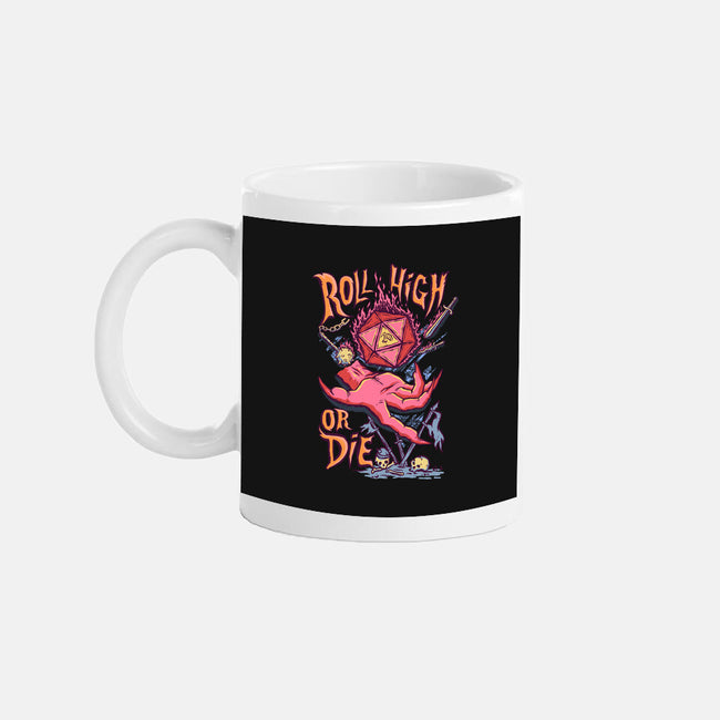 Roll High Or Die Evil-None-Mug-Drinkware-marsdkart