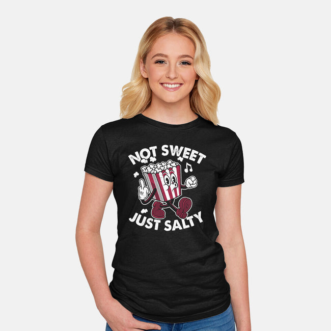 Not Sweet Just Salty-Womens-Fitted-Tee-Nemons