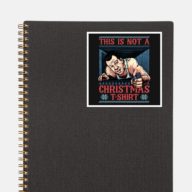 Not A Christmas Tshirt-None-Glossy-Sticker-glitchygorilla