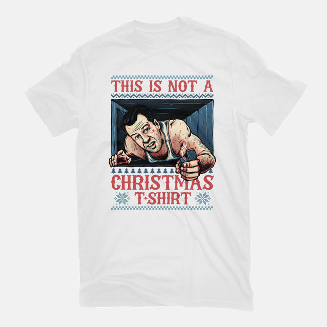 Not A Christmas Tshirt-Womens-Fitted-Tee-glitchygorilla