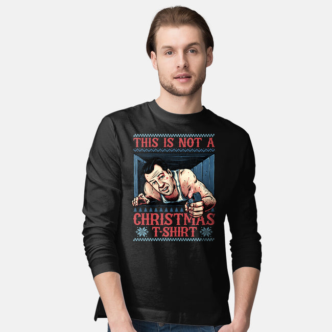 Not A Christmas Tshirt-Mens-Long Sleeved-Tee-glitchygorilla