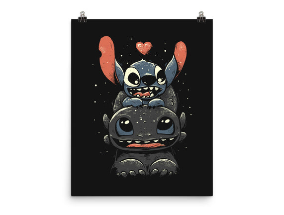 Stitch And Toothless