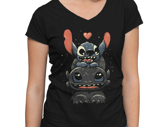 Stitch And Toothless