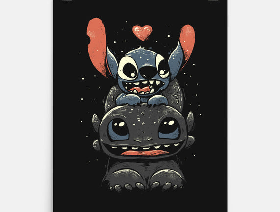 Stitch And Toothless