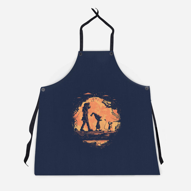 Friends In The Jungle-Unisex-Kitchen-Apron-yumie