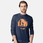 Friends In The Jungle-Mens-Long Sleeved-Tee-yumie