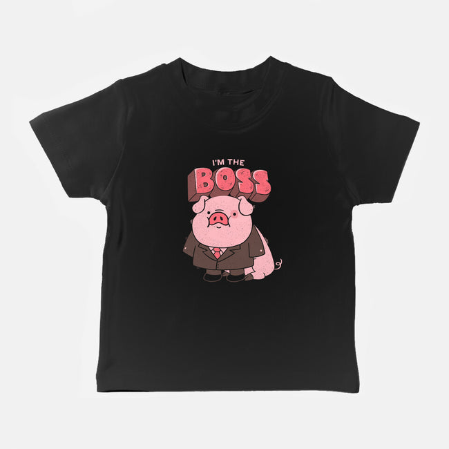 Pig Boss-Baby-Basic-Tee-yumie