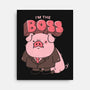 Pig Boss-None-Stretched-Canvas-yumie