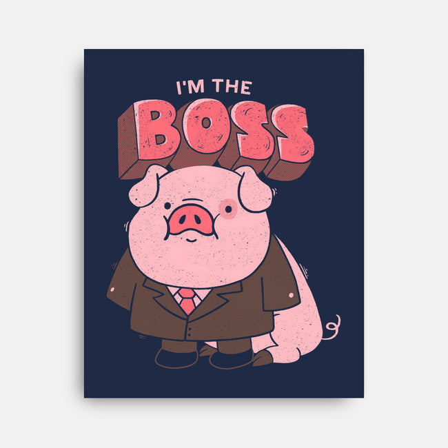 Pig Boss-None-Stretched-Canvas-yumie