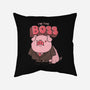 Pig Boss-None-Removable Cover w Insert-Throw Pillow-yumie